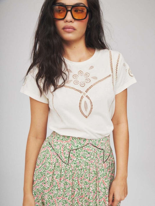 T-shirt blanc ROMY, Louizon Paris 2