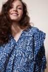 Blouse imprimé Damud bleu
