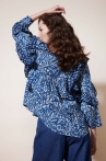 Blouse imprimé Damud bleu
