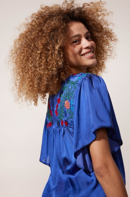 Blouse Heyjoud Bleu