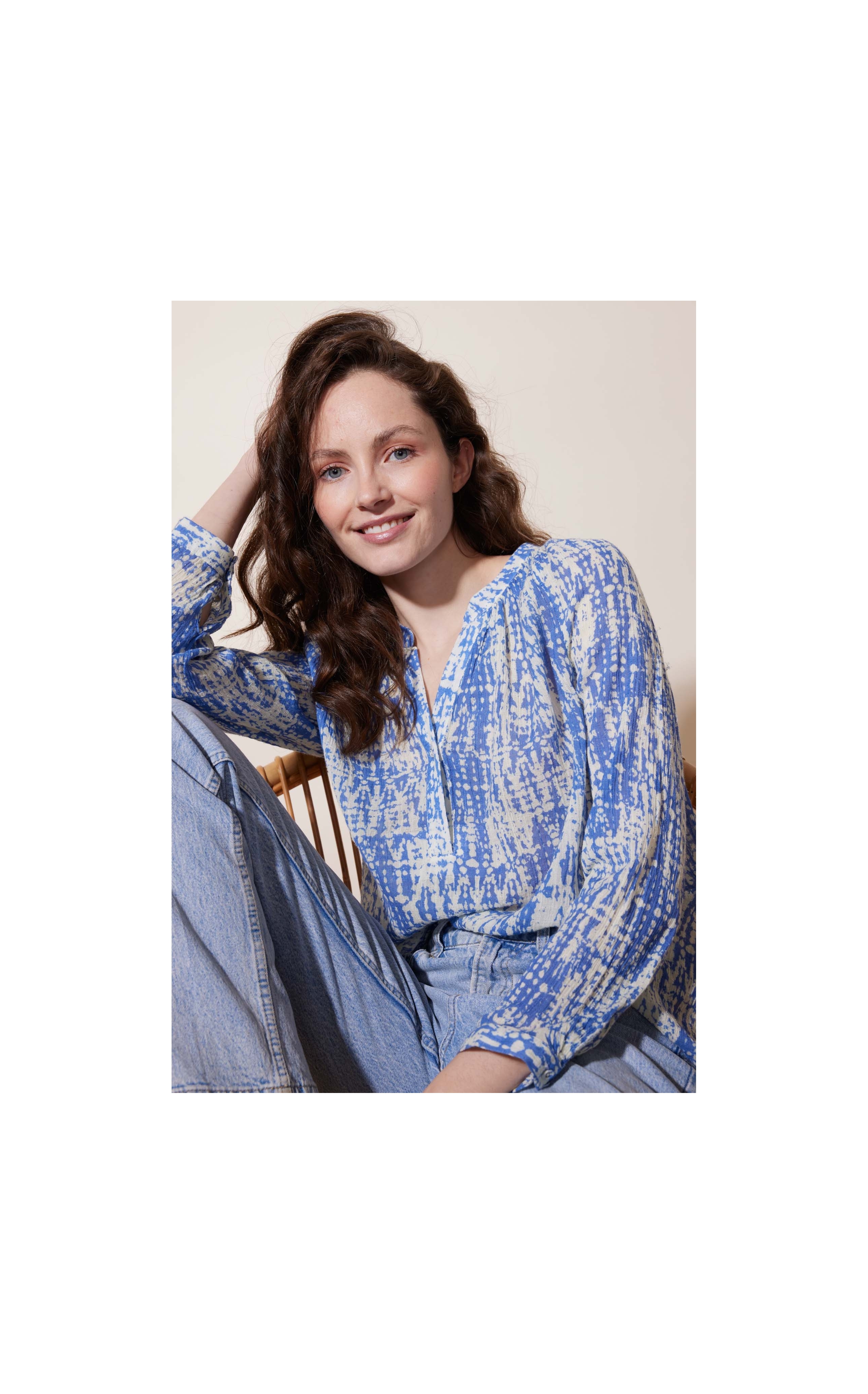 Blouse Vassily Bleu